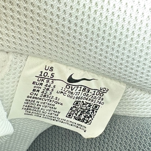 Nike Men’s Air Force 1 Low 50 Years of Hip-Hop Size 10.5 White/Grey |DV7183-100| - Picture 8 of 8